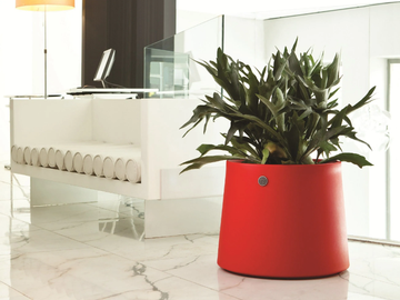 NOVO - Low polyethylene plant pot with automatic watering by Hobby Flower - view 3